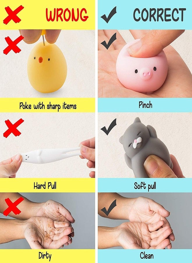 ANAB GIAB Stress Reliever Toys, 3 Pack New Kawaii Original Japan Lazy cat Mochi decompress Squishy Squeeze cat Healing Toy Mini Gifts pu Gag Toys- Multi Color - Image 5